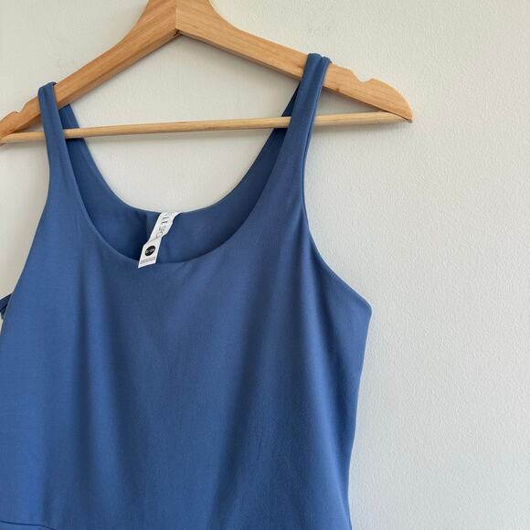 Elle Sport Sleeveless Women's Active Tank Dress Blue S - Picture 3 of 8